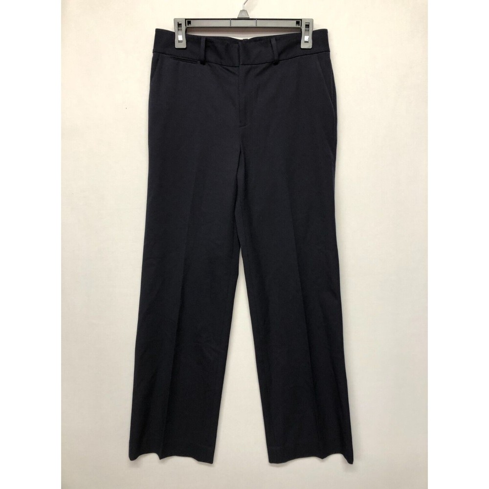 Lauren Ralph Lauren Women Flat Front Dress Pants Size 6 Dark Blue M110 -5